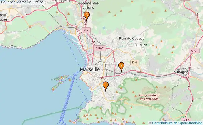 plan Coucher Marseille Associations Coucher Marseille : 3 associations