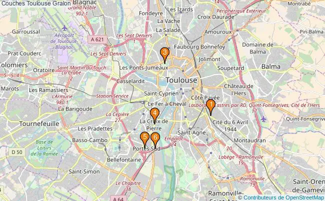 plan Couches Toulouse Associations Couches Toulouse : 9 associations