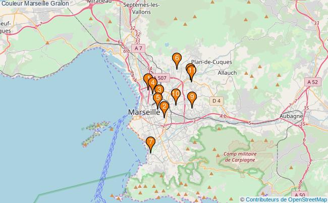 plan Couleur Marseille Associations couleur Marseille : 14 associations