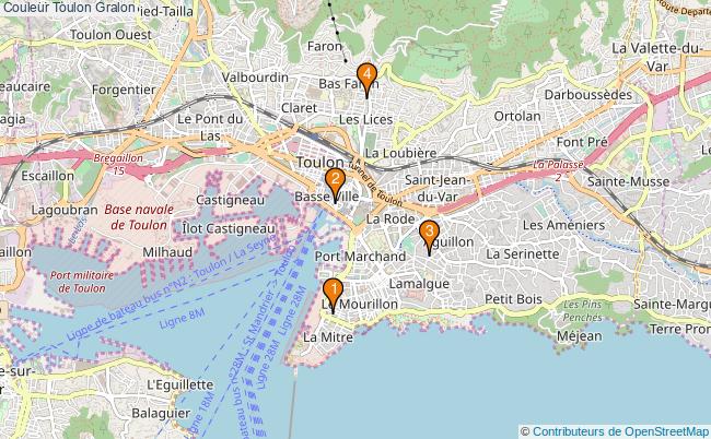 plan Couleur Toulon Associations couleur Toulon : 5 associations