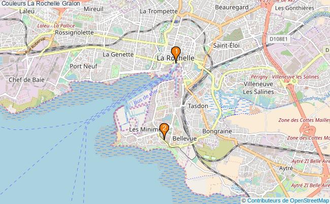 plan Couleurs La Rochelle Associations Couleurs La Rochelle : 3 associations