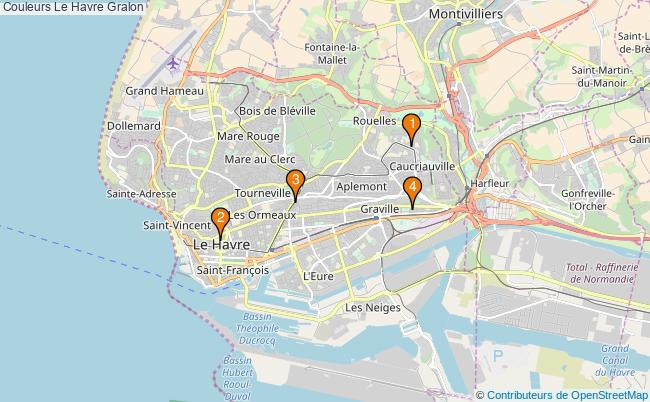 plan Couleurs Le Havre Associations Couleurs Le Havre : 4 associations