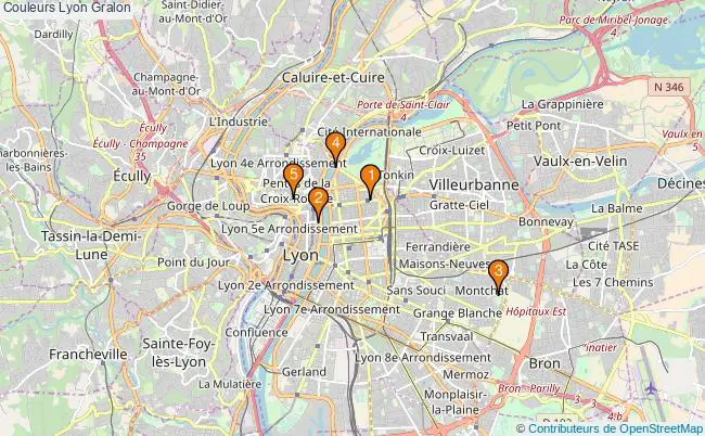 plan Couleurs Lyon Associations Couleurs Lyon : 5 associations