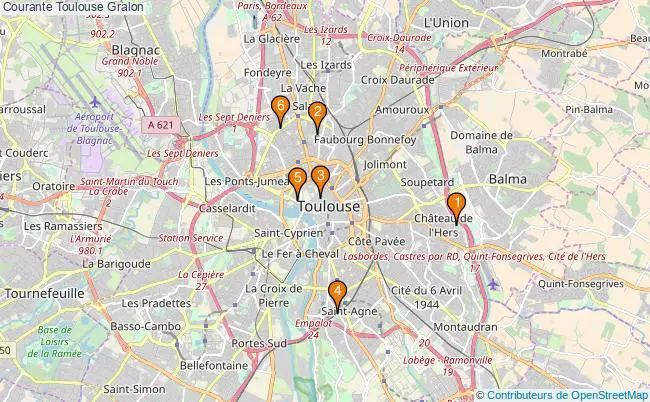 plan Courante Toulouse Associations Courante Toulouse : 8 associations