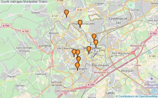 plan Courts métrages Montpellier Associations courts métrages Montpellier : 13 associations