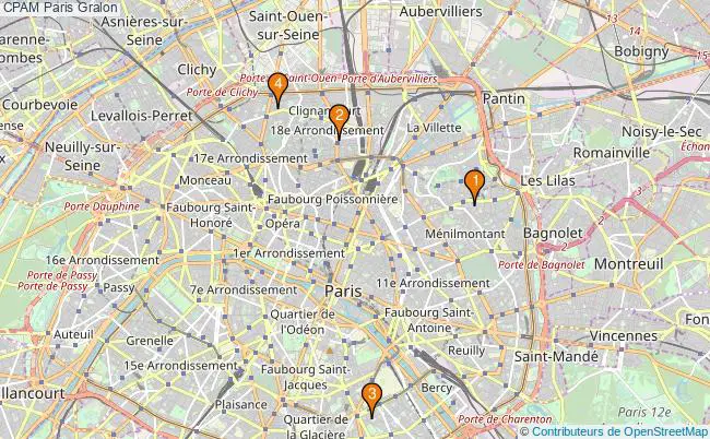 plan CPAM Paris Associations CPAM Paris : 4 associations