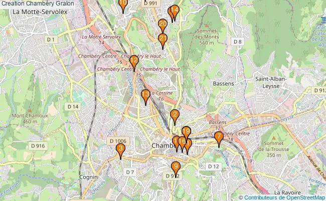 plan Creation Chambéry Associations Creation Chambéry : 33 associations