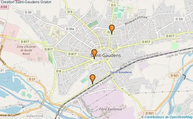 plan Creation Saint-Gaudens Associations Creation Saint-Gaudens : 4 associations