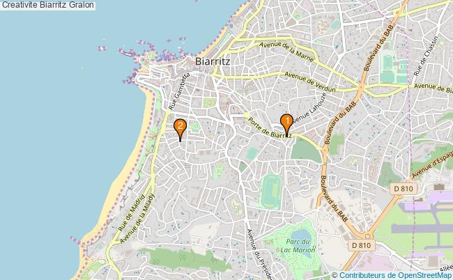 plan Creativite Biarritz Associations creativite Biarritz : 4 associations