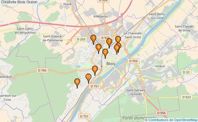 plan Creativite Blois Associations creativite Blois : 10 associations