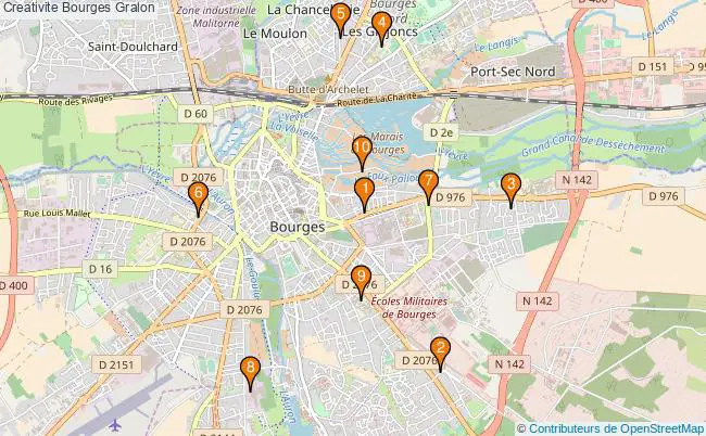 plan Creativite Bourges Associations creativite Bourges : 10 associations