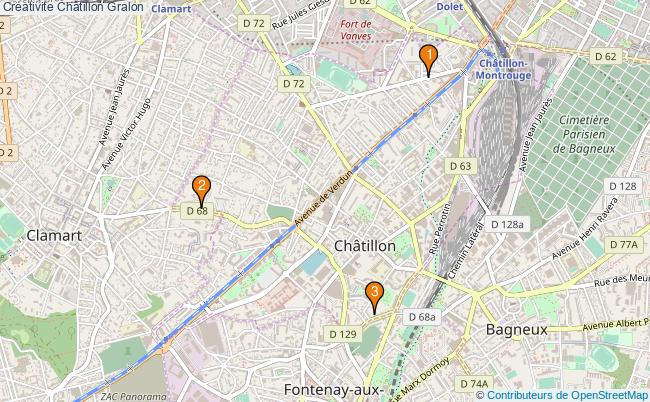 plan Creativite Châtillon Associations creativite Châtillon : 3 associations
