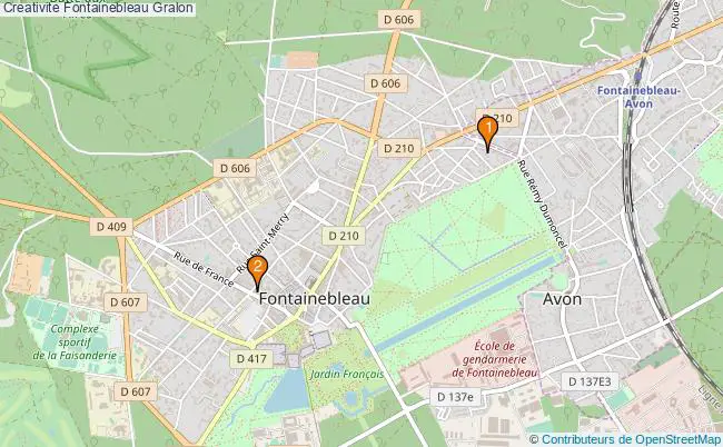 plan Creativite Fontainebleau Associations creativite Fontainebleau : 3 associations