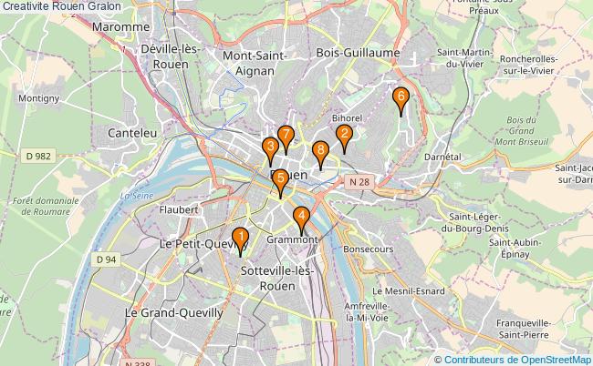 plan Creativite Rouen Associations creativite Rouen : 9 associations