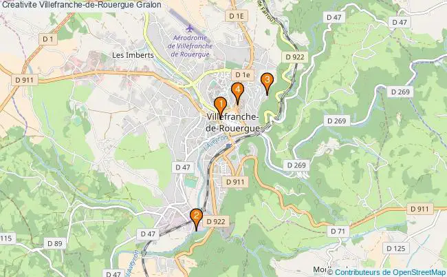 plan Creativite Villefranche-de-Rouergue Associations creativite Villefranche-de-Rouergue : 4 associations