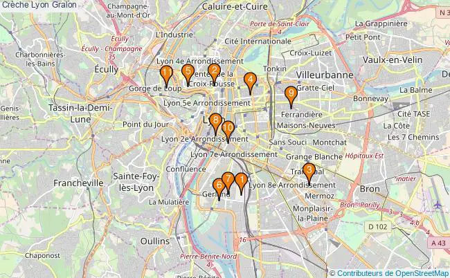 plan Crèche Lyon Associations crèche Lyon : 13 associations