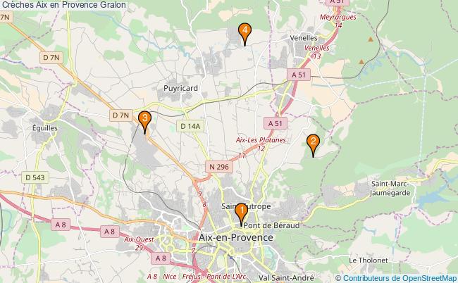 plan Crèches Aix en Provence Associations crèches Aix en Provence : 4 associations