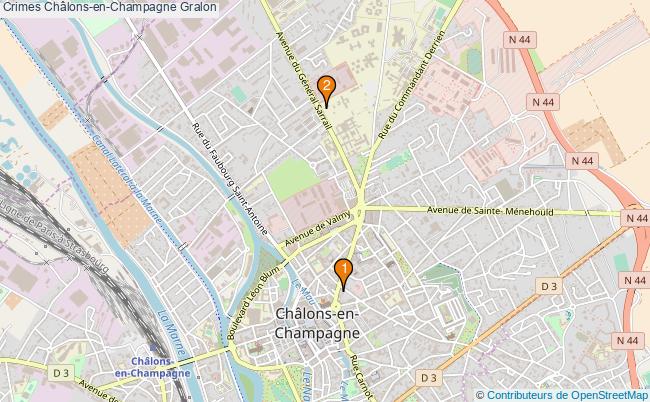plan Crimes Châlons-en-Champagne Associations Crimes Châlons-en-Champagne : 2 associations