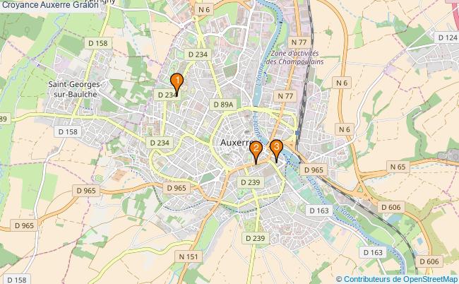 plan Croyance Auxerre Associations croyance Auxerre : 4 associations