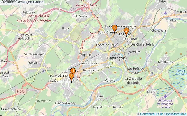 plan Croyance Besançon Associations croyance Besançon : 4 associations