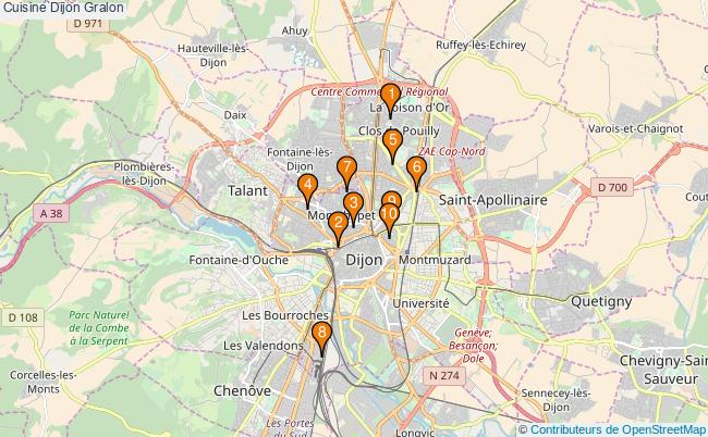 plan Cuisine Dijon Associations Cuisine Dijon : 13 associations