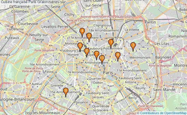 plan Cuisine française Paris Associations Cuisine française Paris : 10 associations