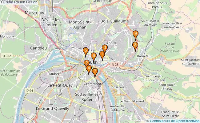plan Cuisine Rouen Associations Cuisine Rouen : 9 associations