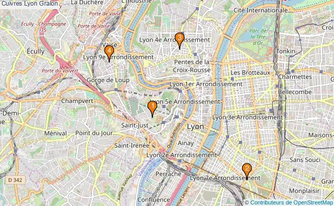 plan Cuivres Lyon Associations cuivres Lyon : 7 associations