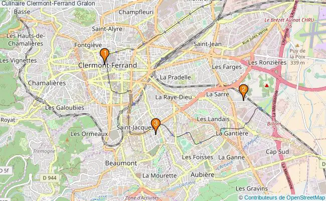 plan Culinaire Clermont-Ferrand Associations culinaire Clermont-Ferrand : 3 associations