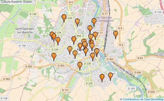 plan Culture Auxerre Associations culture Auxerre : 51 associations
