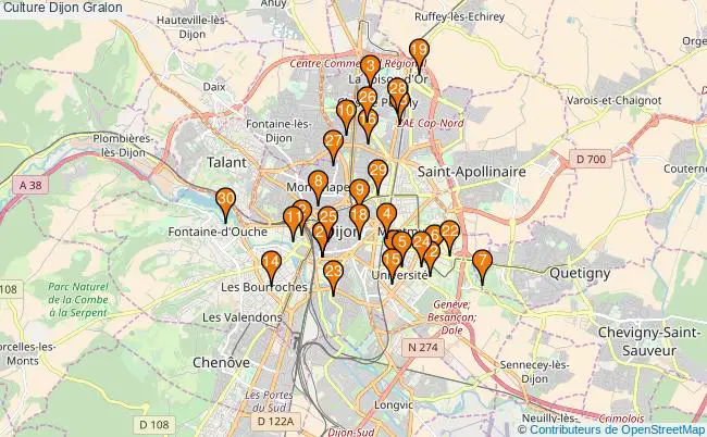 plan Culture Dijon Associations culture Dijon : 222 associations