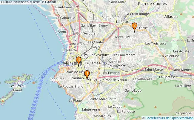 plan Culture italiennes Marseille Associations culture italiennes Marseille : 3 associations