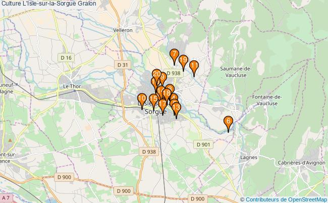 plan Culture L'Isle-sur-la-Sorgue Associations culture L'Isle-sur-la-Sorgue : 27 associations
