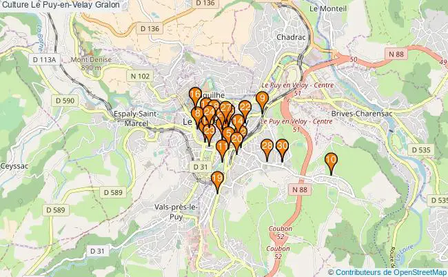 plan Culture Le Puy-en-Velay Associations culture Le Puy-en-Velay : 33 associations