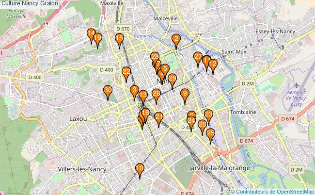 plan Culture Nancy Associations culture Nancy : 202 associations