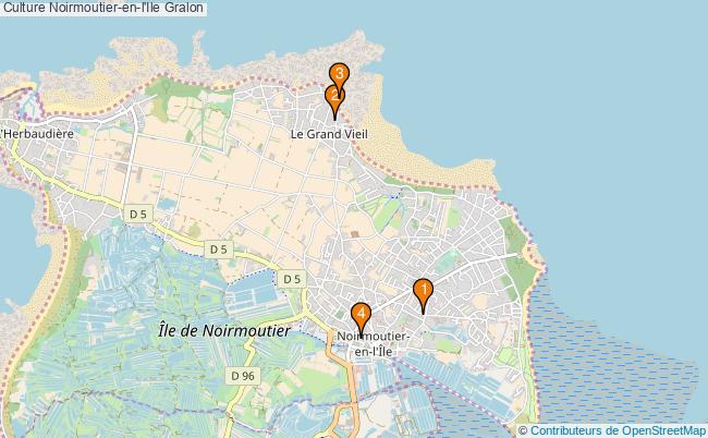 plan Culture Noirmoutier-en-l'Ile Associations culture Noirmoutier-en-l'Ile : 4 associations