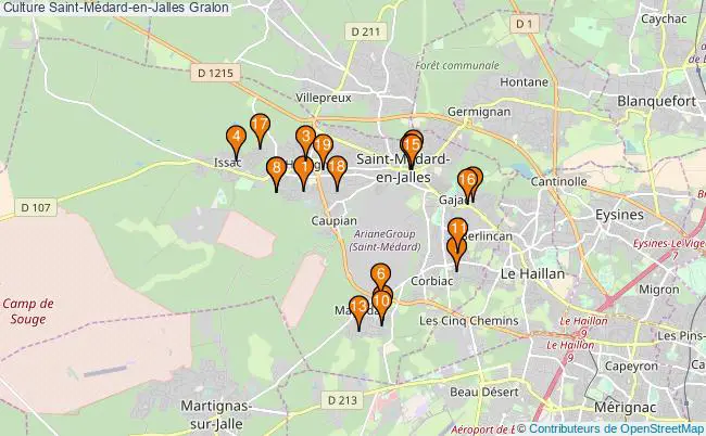 plan Culture Saint-Médard-en-Jalles Associations culture Saint-Médard-en-Jalles : 19 associations