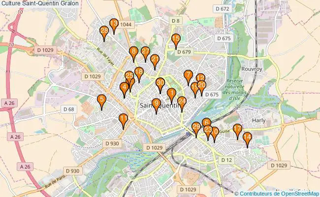 plan Culture Saint-Quentin Associations culture Saint-Quentin : 43 associations