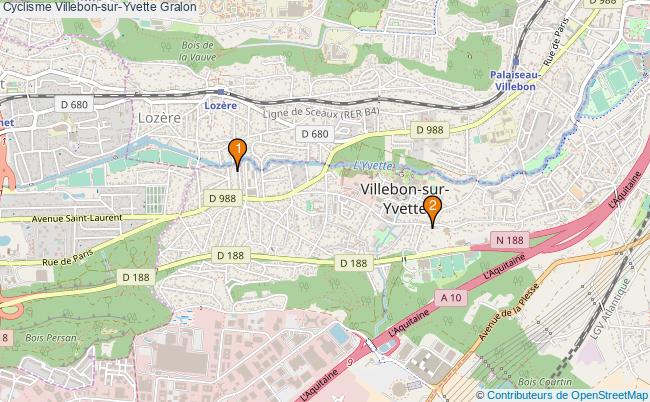 plan Cyclisme Villebon-sur-Yvette Associations Cyclisme Villebon-sur-Yvette : 2 associations
