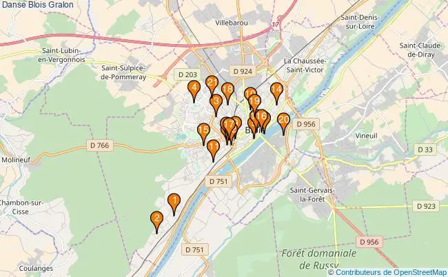 plan Danse Blois Associations danse Blois : 26 associations