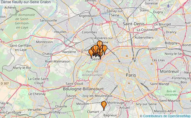 plan Danse Neuilly-sur-Seine Associations danse Neuilly-sur-Seine : 15 associations