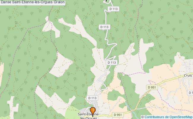 plan Danse Saint-Etienne-les-Orgues Associations danse Saint-Etienne-les-Orgues : 2 associations