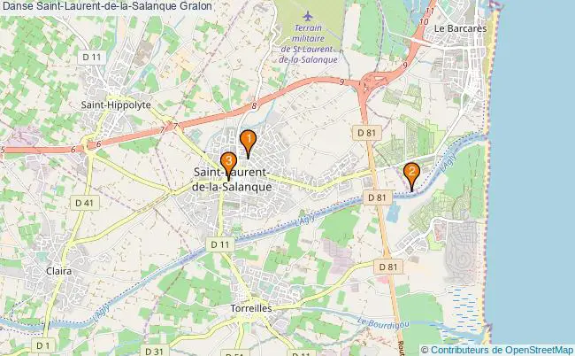 plan Danse Saint-Laurent-de-la-Salanque Associations danse Saint-Laurent-de-la-Salanque : 4 associations