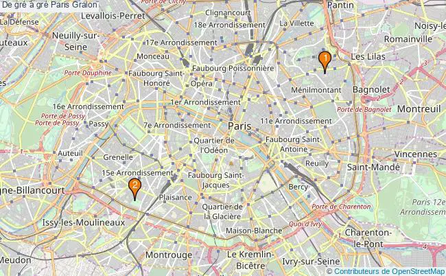 plan De gré à gré Paris Associations de gré à gré Paris : 4 associations