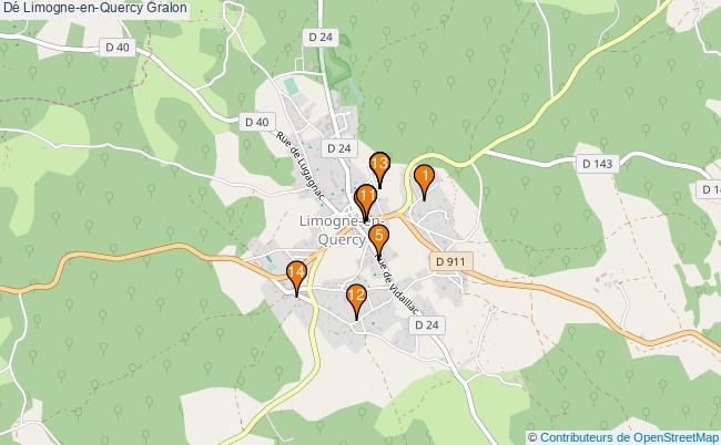 plan Dé Limogne-en-Quercy Associations dé Limogne-en-Quercy : 3 associations