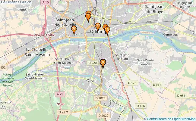 plan Dé Orléans Associations dé Orléans : 91 associations