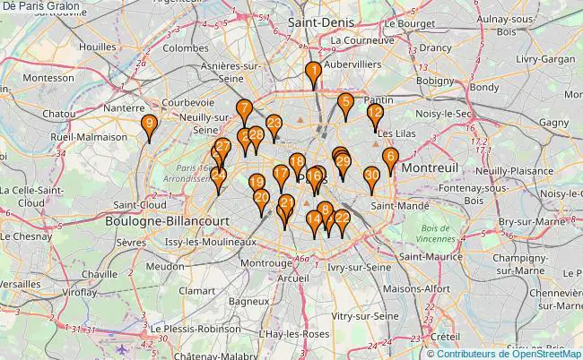 plan Dé Paris Associations dé Paris : 12 associations