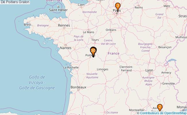 plan Dé Poitiers Associations dé Poitiers : 63 associations