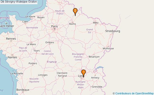 plan Dé Sévigny-Waleppe Associations dé Sévigny-Waleppe : 2 associations