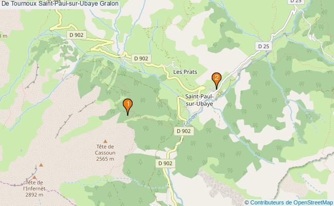 plan De Tournoux Saint-Paul-sur-Ubaye Associations de Tournoux Saint-Paul-sur-Ubaye : 2 associations